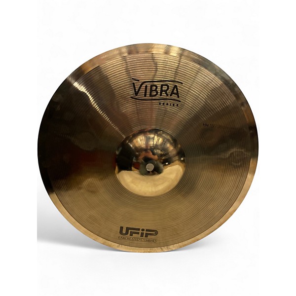 Used UFIP 15in VIBRA hi hat pair Cymbal