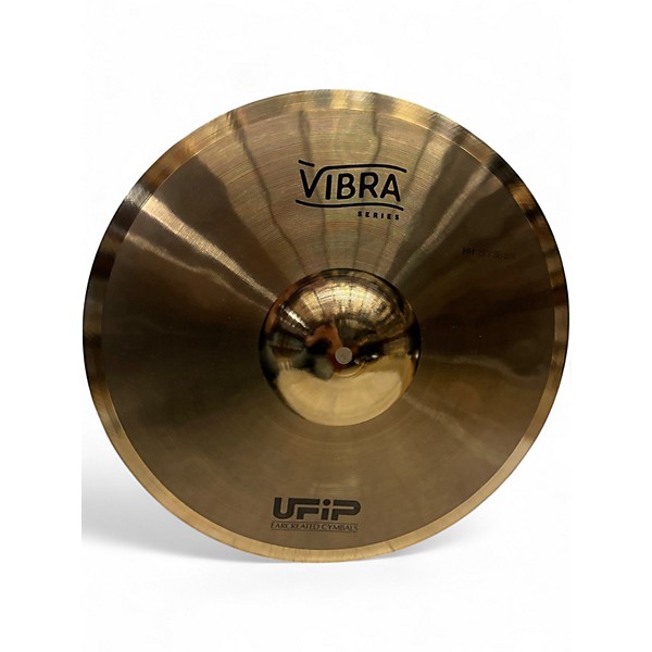 Used UFIP 15in VIBRA hi hat pair Cymbal