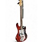 Used G&L Tribute Series SB-2 Chrome Red Electric Bass Guitar thumbnail