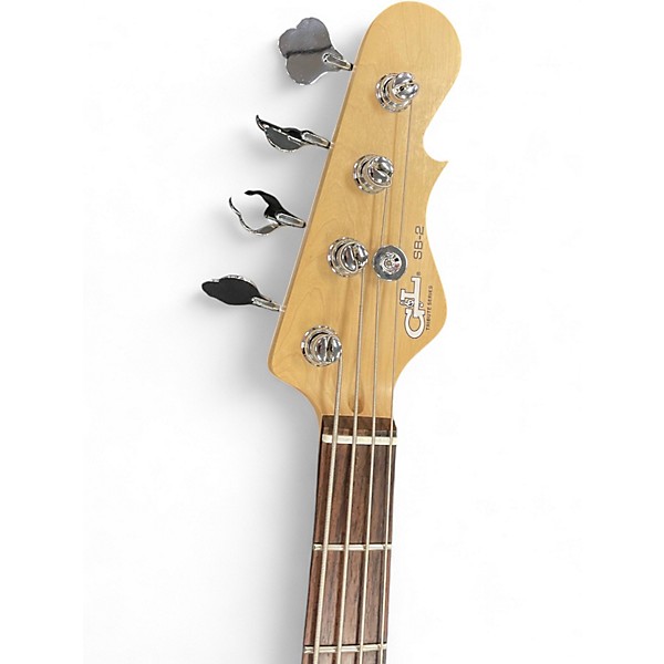 Used G&L Tribute Series SB-2 Chrome Red Electric Bass Guitar