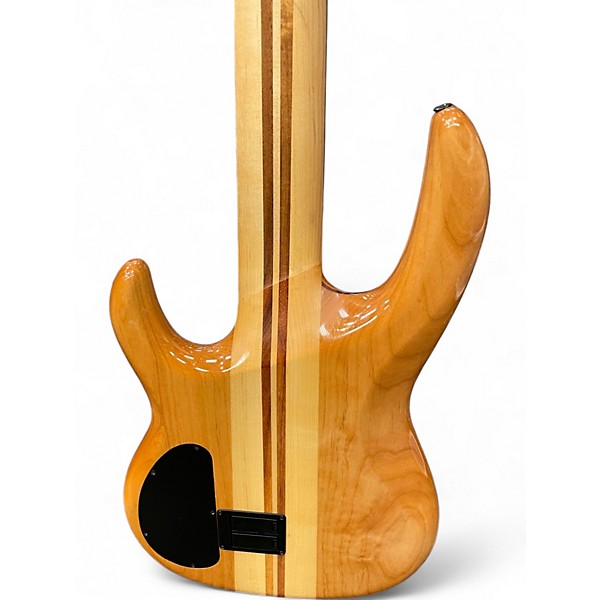 Used Carvin LB75AF Quilted Natural  Electric Bass Guitar