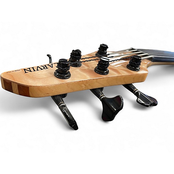 Used Carvin LB75AF Quilted Natural  Electric Bass Guitar