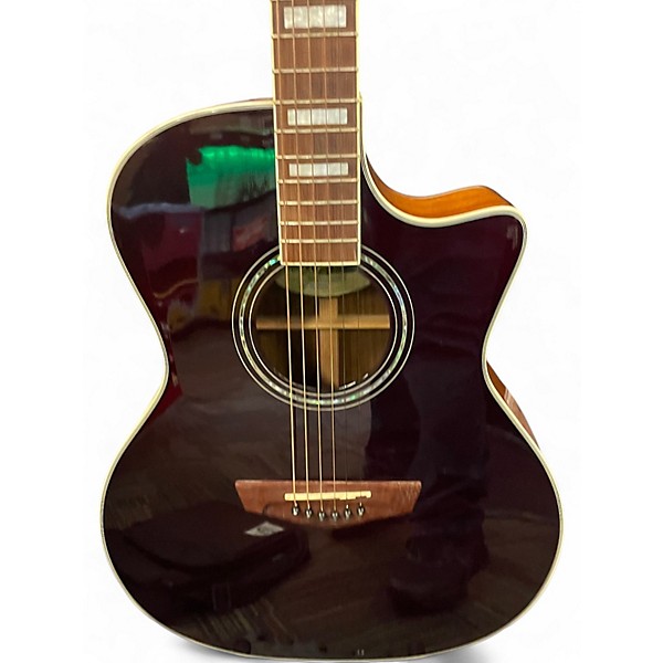 Used 2020s D'Angelico Premier Series Burgundy Solid Body Electric Guitar