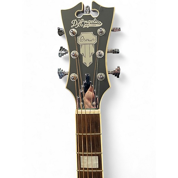 Used 2020s D'Angelico Premier Series Burgundy Solid Body Electric Guitar