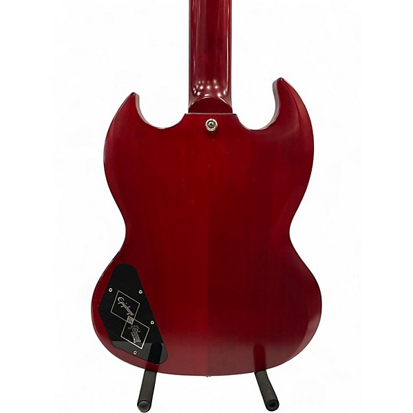 Used 2023 Epiphone Inspired by Gibson 61 SG Cherry Solid Body Electric Guitar