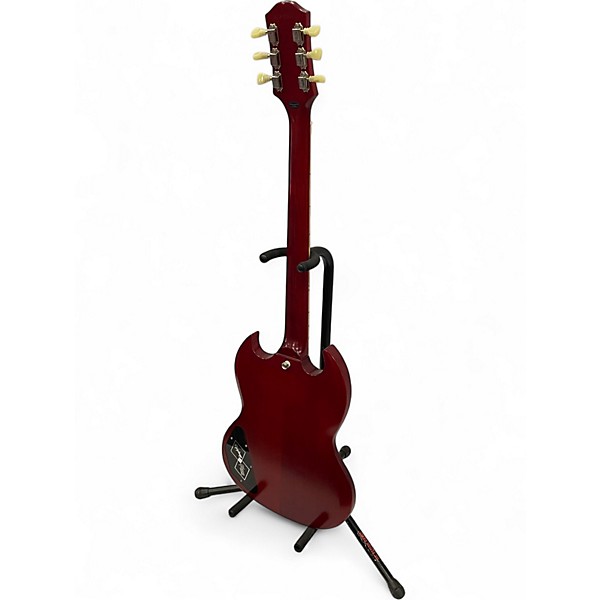 Used 2023 Epiphone Inspired by Gibson 61 SG Cherry Solid Body Electric Guitar