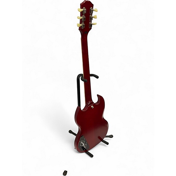 Used 2023 Epiphone Inspired by Gibson 61 SG Cherry Solid Body Electric Guitar