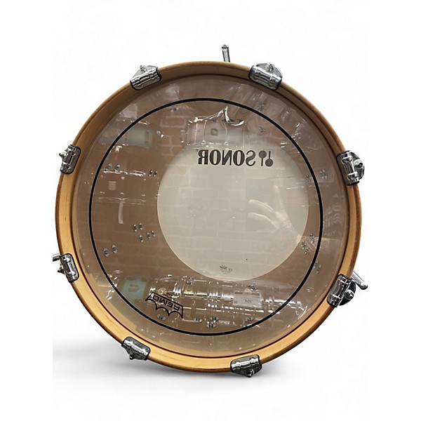 Used SONOR 18in AQ2 WHITE MARINE PEARL Drum
