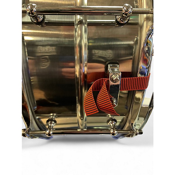 Used Pork Pie 14in THE HIP PIG SNARE Silver Drum
