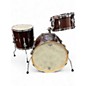 Used Barton Drums 3 Piece 3pc drumkit satin chocolate Drum Kit thumbnail
