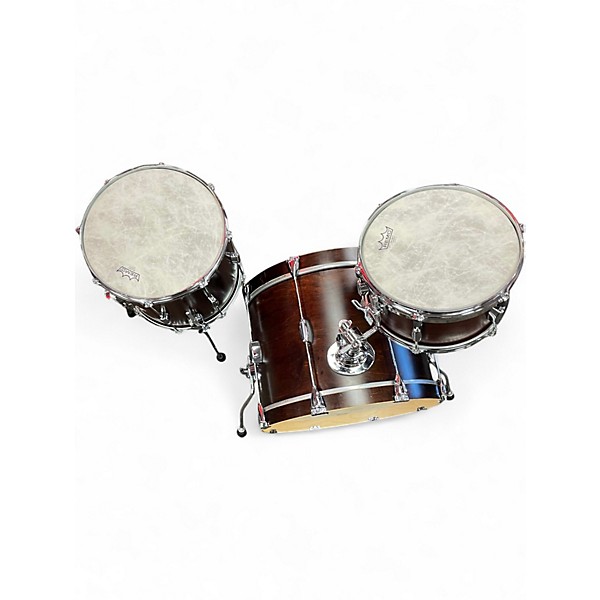 Used Barton Drums 3 Piece 3pc drumkit satin chocolate Drum Kit