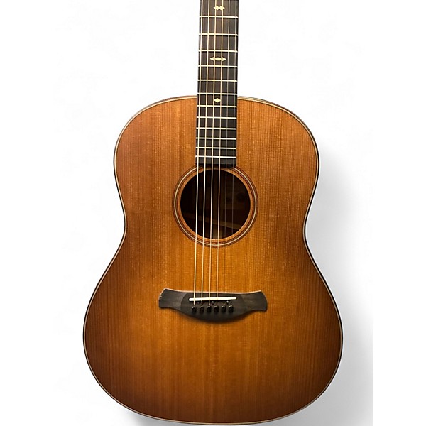 Used Taylor Builder's Edition 517e Wild Honey Burst Acoustic Electric Guitar