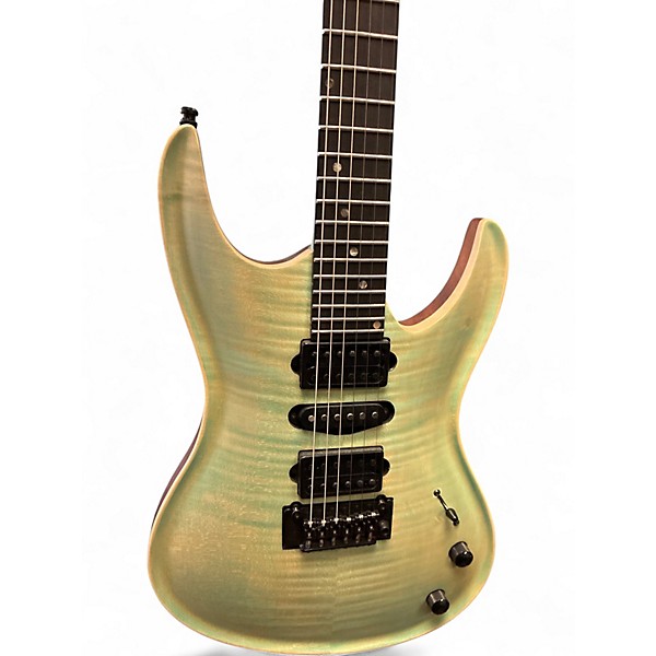 Used Valenti Nebula Ice Blue Solid Body Electric Guitar