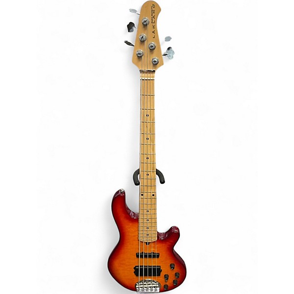 Used Lakland 55-02 Skyline Series 5 String Honey Sunburst Electric Bass Guitar