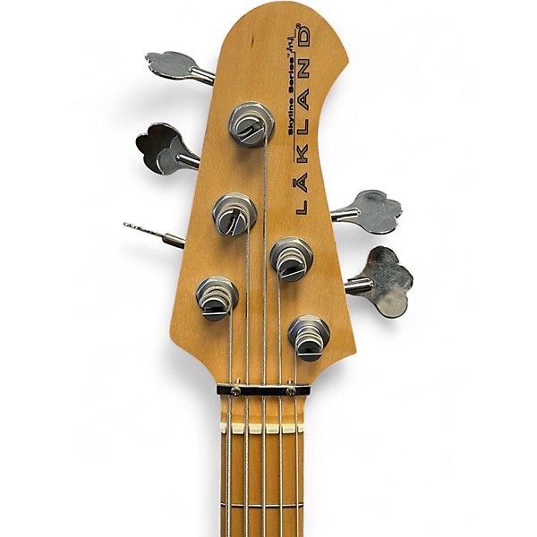 Used Lakland 55-02 Skyline Series 5 String Honey Sunburst Electric Bass Guitar