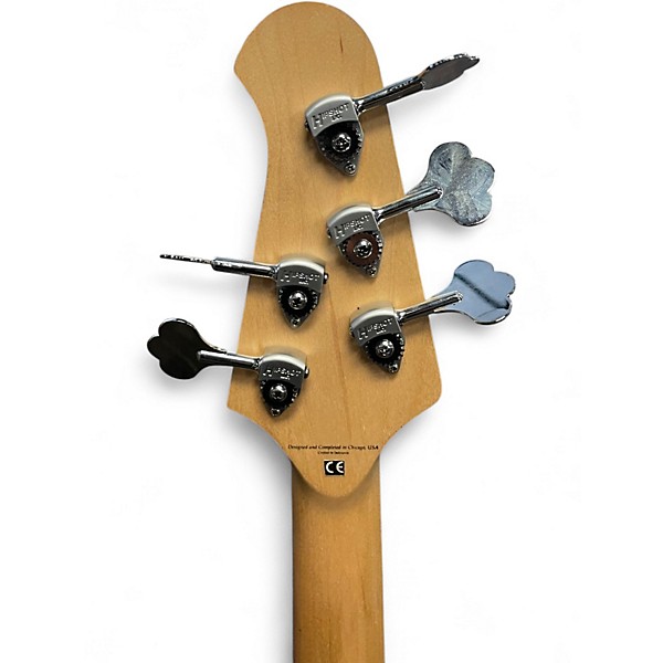 Used Lakland 55-02 Skyline Series 5 String Honey Sunburst Electric Bass Guitar