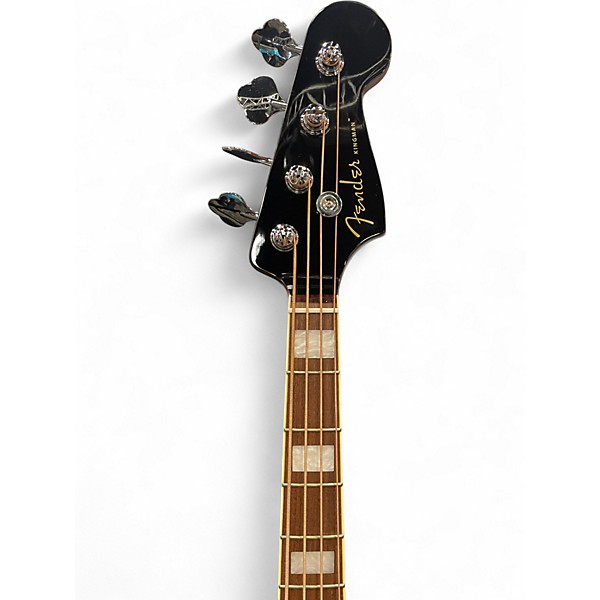 Used Fender Kingman V2 Black Acoustic Bass Guitar