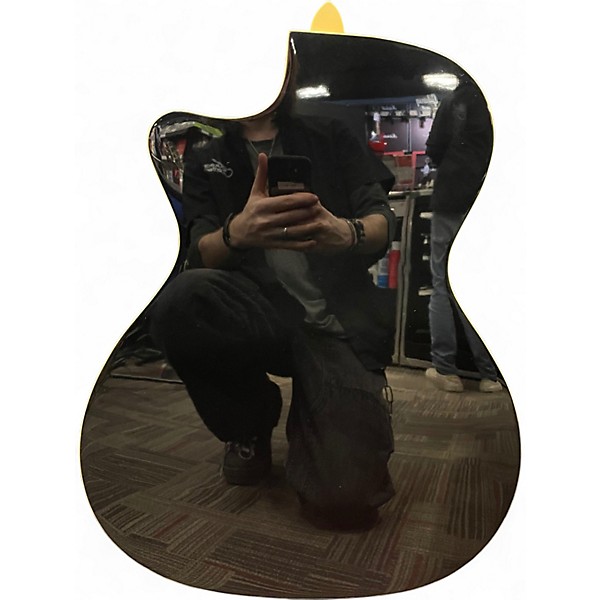 Used Fender Kingman V2 Black Acoustic Bass Guitar