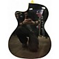 Used Fender Kingman V2 Black Acoustic Bass Guitar