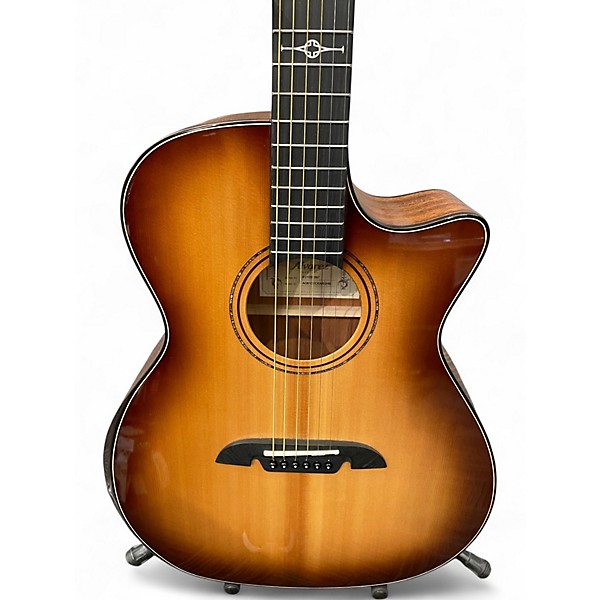 Used Alvarez AG610ECEAR12SHB Sandburst Acoustic Electric Guitar