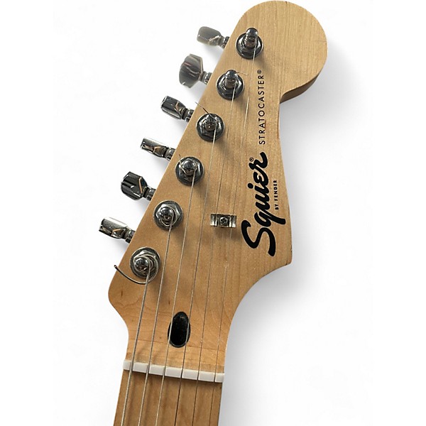 Used Squier Sonic Stratocaster Black Solid Body Electric Guitar