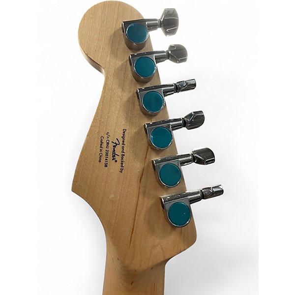 Used Squier Sonic Stratocaster Black Solid Body Electric Guitar