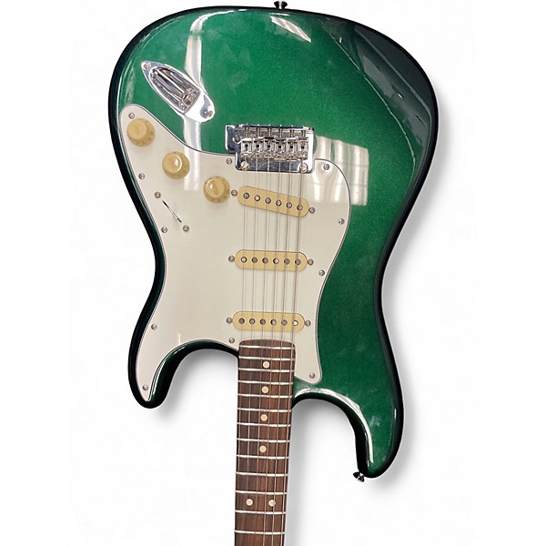 Used Fender player ii stratocaster British Racing Green Solid Body Electric Guitar