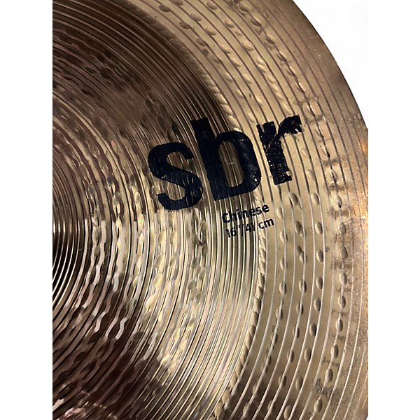 Used SABIAN 16in sbr stack Cymbal