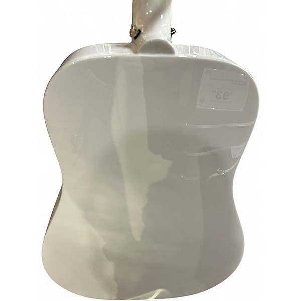 Used Epiphone Dove Pro Alpine White Acoustic Electric Guitar