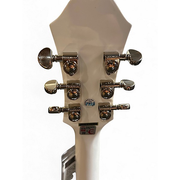 Used Epiphone Dove Pro Alpine White Acoustic Electric Guitar