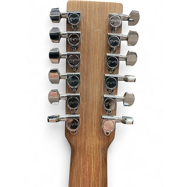 Used Martin D12X1AE Natural 12 String Acoustic Electric Guitar
