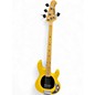 Used Sterling by Music Man Stingray 4 Yellow Electric Bass Guitar thumbnail