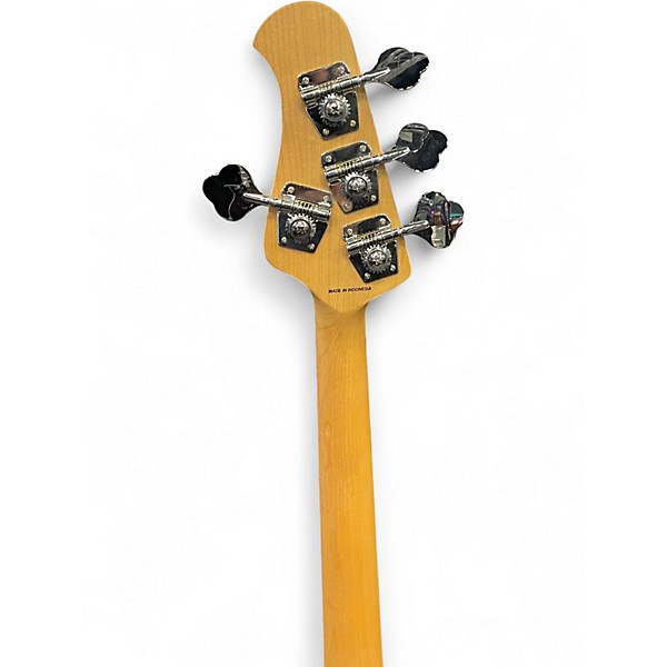 Used Sterling by Music Man Stingray 4 Yellow Electric Bass Guitar