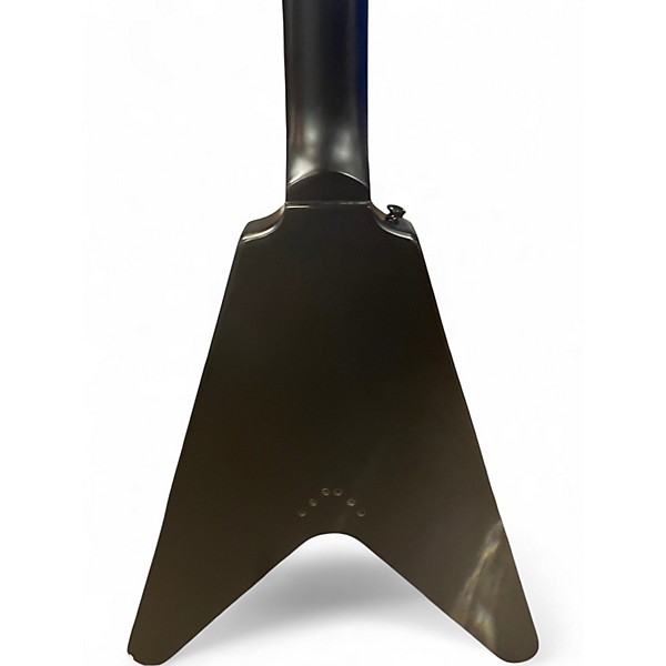 Used 2002 Epiphone MIK Flying V Black Solid Body Electric Guitar