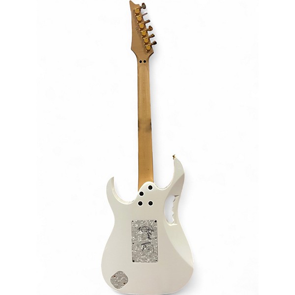 Used 1999 Ibanez JEM7V Steve Vai Signature Olympic White Solid Body Electric Guitar