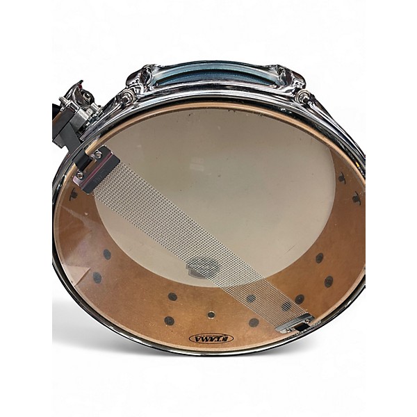 Used TAMA 14X5.5 Silverstar Snare blue sparkle Drum