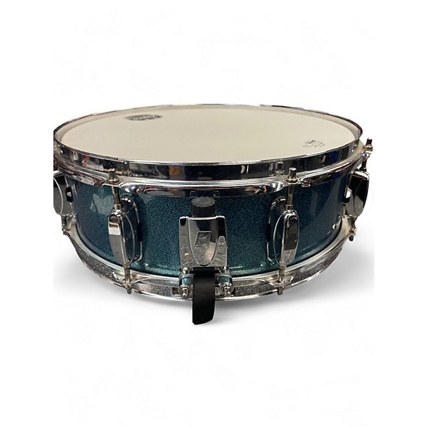Used TAMA 14X5.5 Silverstar Snare blue sparkle Drum