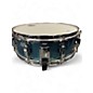 Used TAMA 14X5.5 Silverstar Snare blue sparkle Drum