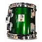 Used Pearl Export 6 Piece Pearl Export Kit Green Drum Kit