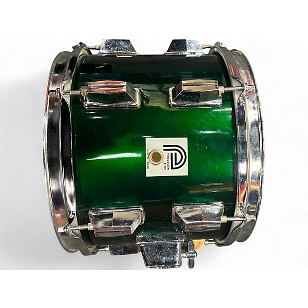 Used Pearl Export 6 Piece Pearl Export Kit Green Drum Kit