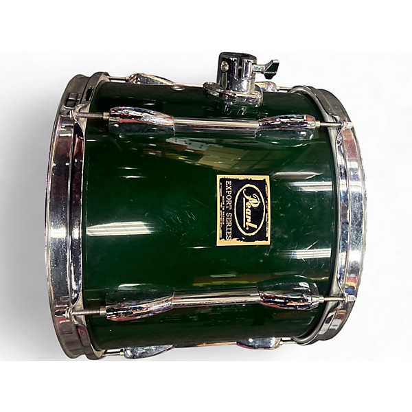 Used Pearl Export 6 Piece Pearl Export Kit Green Drum Kit