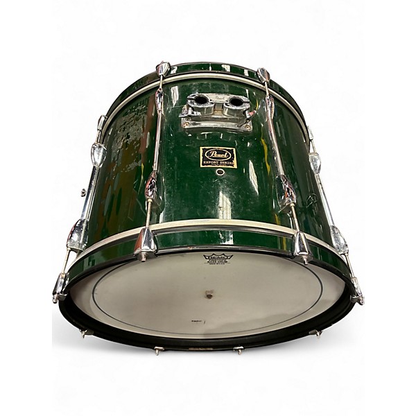 Used Pearl Export 6 Piece Pearl Export Kit Green Drum Kit