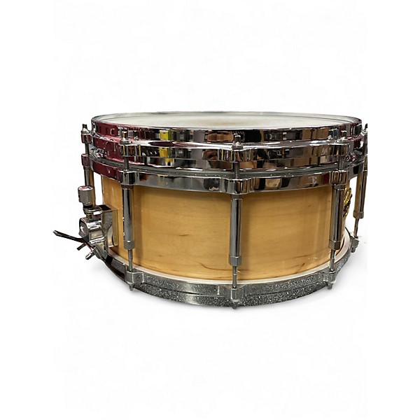 Used Trixon 14in DUAL HOOP SNARE EASTERN YELLOW BIRCH Drum