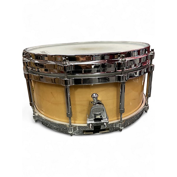 Used Trixon 14in DUAL HOOP SNARE EASTERN YELLOW BIRCH Drum