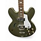 Used Epiphone Casino Worn Olive Drab Hollow Body Electric Guitar