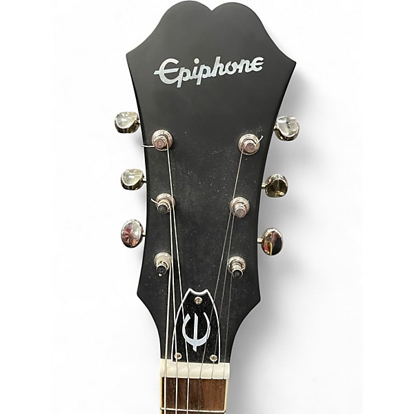 Used Epiphone Casino Worn Olive Drab Hollow Body Electric Guitar