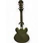 Used Epiphone Casino Worn Olive Drab Hollow Body Electric Guitar