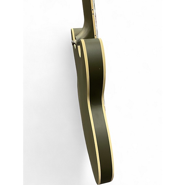 Used Epiphone Casino Worn Olive Drab Hollow Body Electric Guitar