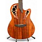Used Ovation CE44P Celebrity Series Elite Plus Mid-Depth Figured Koa Acoustic Electric Guitar