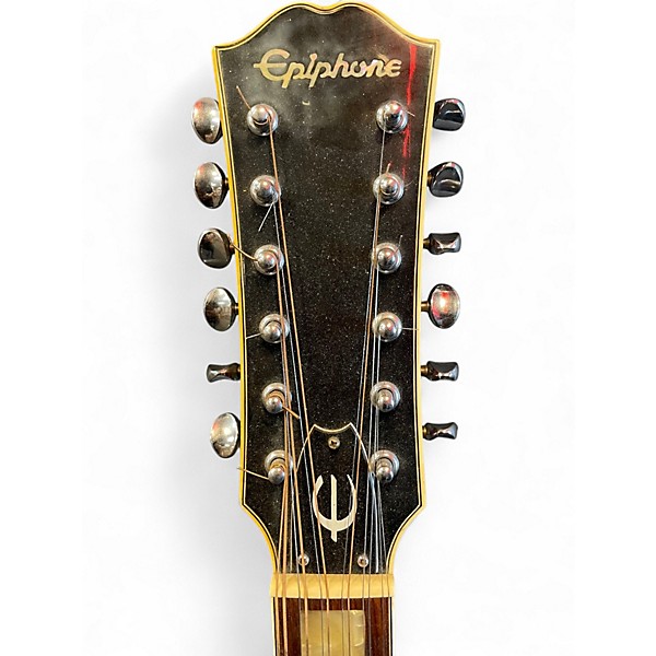 Used 1980s Epiphone FT365 Natural 12 String Acoustic Guitar